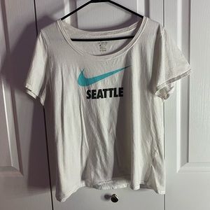 white Nike Seattle t-shirt!